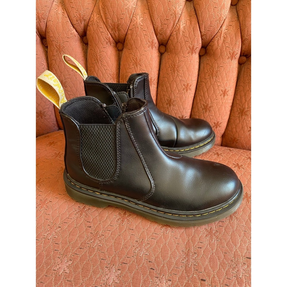 Dr Martens Air Wait 2976 Jr US 3 Vegan Chelsea Boot Shoe Girls Chunky Grunge